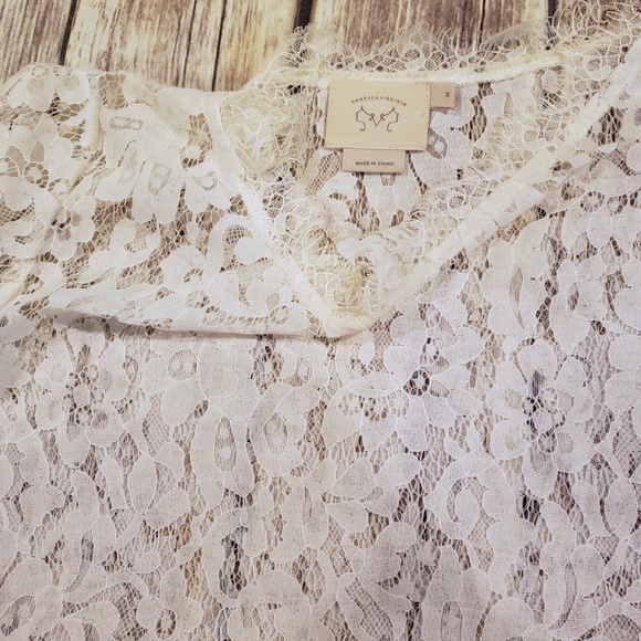 Anthropologie Vanessa Virginia Elysian Lace Top - Picture 6 of 8